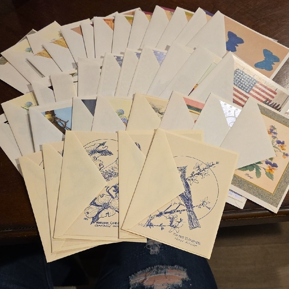 (J39) Assorted Blank Cards (39 Cards Total) - Picture 1 of 14